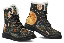 Lunar Meadow Winter Boots -Rogue & Wolf Shop WinterBoots LunarMeadowWinterBoots 173 64417 Comfyboots Blk STR8 NLB