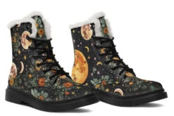 Lunar Meadow Winter Boots -Rogue & Wolf Shop WinterBoots LunarMeadowWinterBoots 173 64417 Comfyboots Blk STR9 NLB