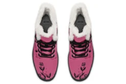 Mauve Black Widow Winter Boots -Rogue & Wolf Shop WinterBoots MauveBlackWidowWinterBoots 173 07524 Comfyboots Blk STR6 RAW