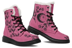 Mauve Black Widow Winter Boots -Rogue & Wolf Shop WinterBoots MauveBlackWidowWinterBoots 173 07524 Comfyboots Blk STR8 NLB