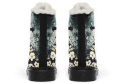 Mourning Petals Winter Boots -Rogue & Wolf Shop WinterBoots MourningPetalsWinterBoots 173 55323 Comfyboots Blk STR5 NLB