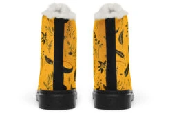 Mustard Moonlit Botanica Winter Boots -Rogue & Wolf Shop WinterBoots MustardMoonlitBotanicaWinterBoots 173 07535 Comfyboots Blk STR5 NLB