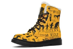 Mustard Wolf Study Winter Boots