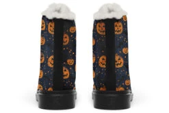 Pumpkin Party Winter Boots -Rogue & Wolf Shop WinterBoots PumpkinPartyWinterBoots 173 38622 Comfyboots Blk STR5 NLB