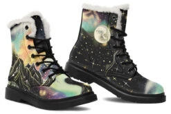 Starlit Wanderer Winter Boots -Rogue & Wolf Shop WinterBoots StarlitWandererWinterBoots 173 64458 Comfyboots Blk STR8 NLB