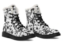 White Torment Winter Boots -Rogue & Wolf Shop WinterBoots WhiteTormentWinterBoots 173 38609 Comfyboots Blk STR9 NLB