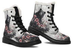 Wildflower Bear Winter Boots -Rogue & Wolf Shop WinterBoots WildflowerBearWinterBoots 173 89064 Comfyboots Blk STR8 NLB
