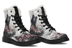 Wildflower Bear Winter Boots -Rogue & Wolf Shop WinterBoots WildflowerBearWinterBoots 173 89064 Comfyboots Blk STR9 NLB