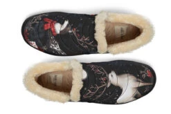 Yule Antlers Winter Sneakers 19 Yule Antlers Winter Sneakers -Rogue & Wolf Shop WinterSneakers YuleAntlersWinterSneakers 173 84200 Wintervibesneakers Blk STR6 RAW