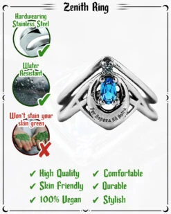 Zenith Ring In Mirror Steel 19 Zenith Ring In Mirror Steel -Rogue & Wolf Shop Zenithring Inforgraphic 4x5 06