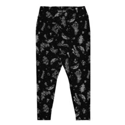 Nightshade Plus Size Leggings -Rogue & Wolf Shop all over print plus size leggings white back 65966ec6af53a