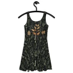 Autumn Memoir Skater Dress -Rogue & Wolf Shop all over print skater dress white back 65538aa852339