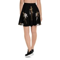 Holy Spirits Skater Skirt -Rogue & Wolf Shop all over print skater skirt white back 65538d94c1907