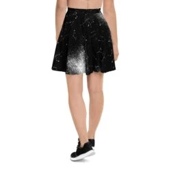 Constellation Skater Skirt -Rogue & Wolf Shop all over print skater skirt white back 67fcd510361b8