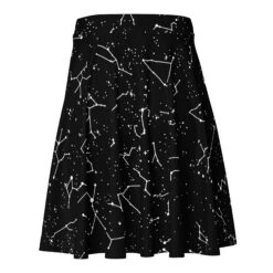 Midnight Atlas Skater Skirt -Rogue & Wolf Shop all over print skater skirt white back 67fce2e52e223