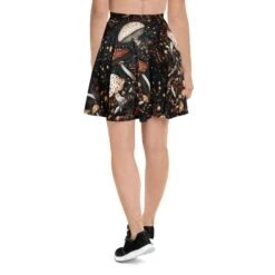 Toadstool Harvest Skater Skirt 15 Toadstool Harvest Skater Skirt -Rogue & Wolf Shop all over print skater skirt white back 67fce45d8ea85