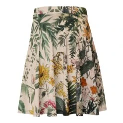 Fernwood Skater Skirt -Rogue & Wolf Shop all over print skater skirt white back 67fd2b4e9ccf7