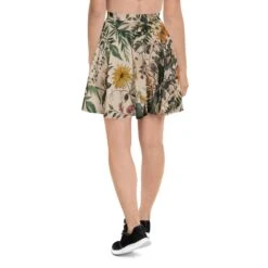 Fernwood Skater Skirt -Rogue & Wolf Shop all over print skater skirt white back 67fd2b4e9cf80