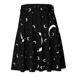MoonDust Skater Skirt -Rogue & Wolf Shop all over print skater skirt white back 6805f0df8957d