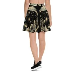 Orion’s Dream Skater Skirt -Rogue & Wolf Shop all over print skater skirt white back 680609a1ed10b