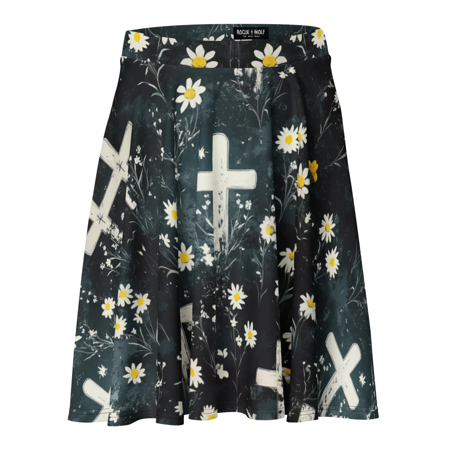 Graveyard Bloom Skater Skirt 6 Graveyard Bloom Skater Skirt - Image 4