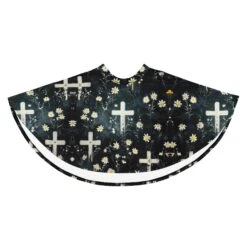 Graveyard Bloom Skater Skirt 14 Graveyard Bloom Skater Skirt -Rogue & Wolf Shop all over print skater skirt white front 67fcddf341280