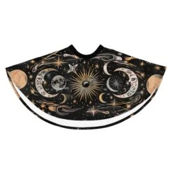 Cosmic Sigils Skater Skirt -Rogue & Wolf Shop all over print skater skirt white front 67fcde9854bcd