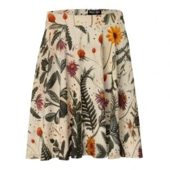 Midsummer Skater Skirt -Rogue & Wolf Shop all over print skater skirt white front 67fce153e29b5