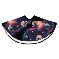 Nebula Skater Skirt -Rogue & Wolf Shop all over print skater skirt white front 67fce19d8d281