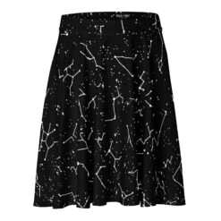 Midnight Atlas Skater Skirt -Rogue & Wolf Shop all over print skater skirt white front 67fce2e52e3bb