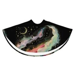 Northern Lights Skater Skirt -Rogue & Wolf Shop all over print skater skirt white front 67fce36d5bd0f