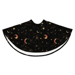 Moonchant Skater Skirt -Rogue & Wolf Shop all over print skater skirt white front 67fd2cd0a7f16