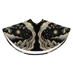 Orion’s Dream Skater Skirt -Rogue & Wolf Shop all over print skater skirt white front 680609a1ecf92