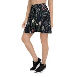 Apothecary Haven Skater Skirt 16 Apothecary Haven Skater Skirt -Rogue & Wolf Shop all over print skater skirt white left 67f4ead3a2ca8