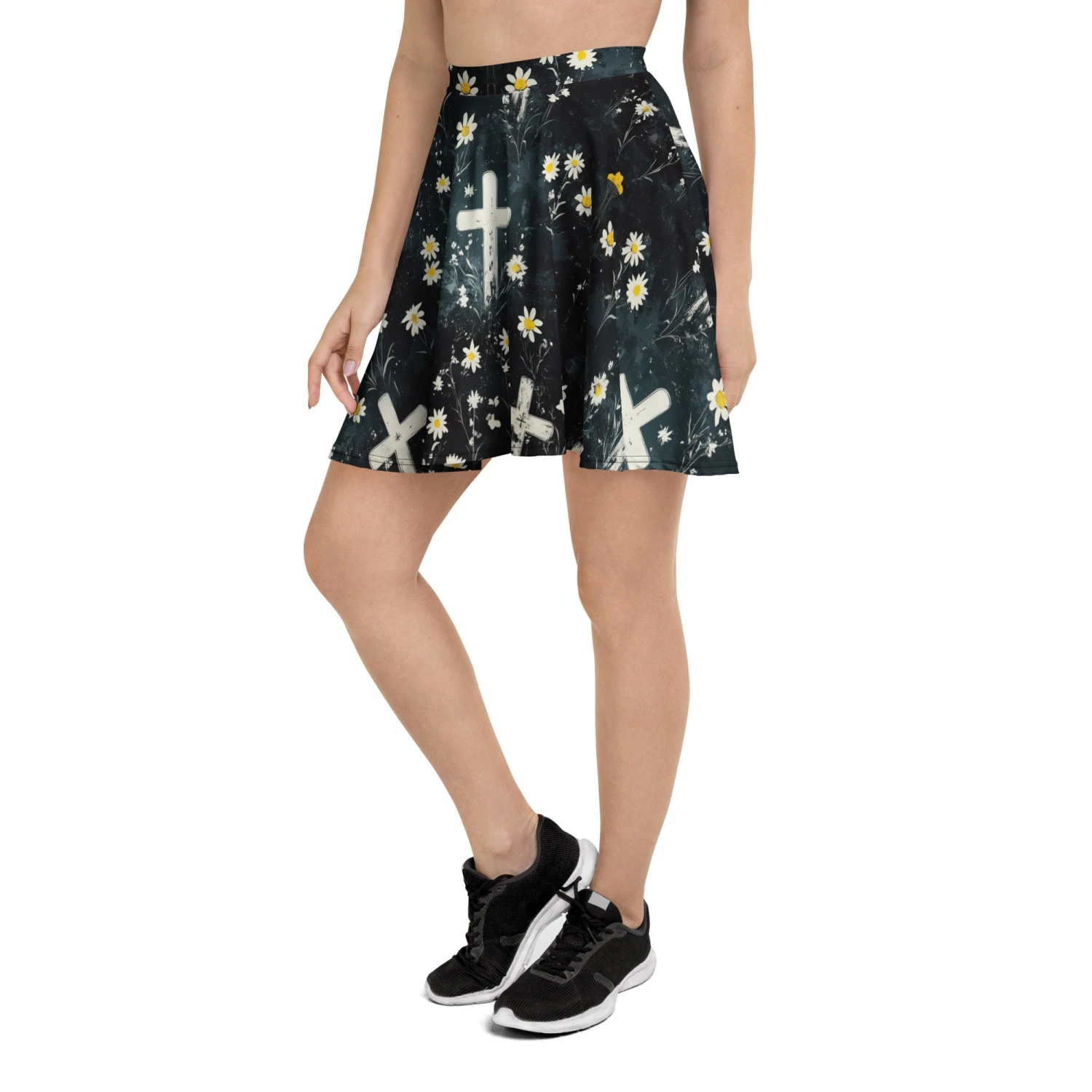 Graveyard Bloom Skater Skirt 9 Graveyard Bloom Skater Skirt - Image 7