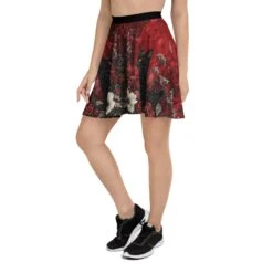 Twilight Cat Skater Skirt -Rogue & Wolf Shop all over print skater skirt white left 67fce48806f05