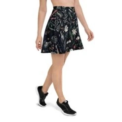 Apothecary Haven Skater Skirt 17 Apothecary Haven Skater Skirt -Rogue & Wolf Shop all over print skater skirt white right 67f4ead3a2df1