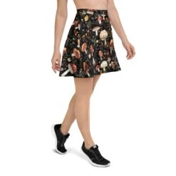 Amanita Skater Skirt -Rogue & Wolf Shop all over print skater skirt white right 67fcd57b381f3