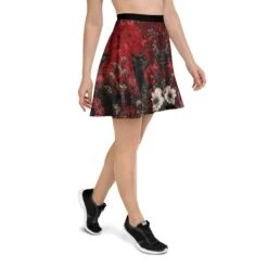 Twilight Cat Skater Skirt -Rogue & Wolf Shop all over print skater skirt white right 67fce48806fb6