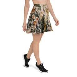 Fernwood Skater Skirt -Rogue & Wolf Shop all over print skater skirt white right 67fd2b4e9d10b