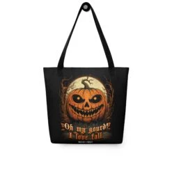 OMG! Tote Bag -Rogue & Wolf Shop all over print tote black 15x15 front 651fa1d95bed9