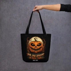OMG! Tote Bag -Rogue & Wolf Shop all over print tote black 15x15 mockup 651fa1d95bfd5