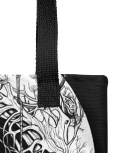 Feeling Lost Tote Bag 15 Feeling Lost Tote Bag -Rogue & Wolf Shop all over print tote black 15x15 product details 651ec63107de1