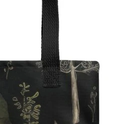 Foraging Tote Bag -Rogue & Wolf Shop all over print tote black 15x15 product details 655389e21b506