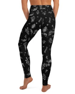Nightshade Yoga Leggings -Rogue & Wolf Shop all over print yoga leggings white back 64957f69bbdc0