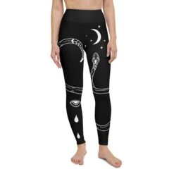 Serpent Summoner Yoga Leggings 24 Serpent Summoner Yoga Leggings -Rogue & Wolf Shop all over print yoga leggings white front 6532163077431