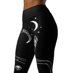 Serpent Summoner Yoga Leggings 19 Serpent Summoner Yoga Leggings -Rogue & Wolf Shop all over print yoga leggings white left front 6532163076d39
