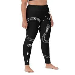 Serpent Summoner Yoga Leggings 27 Serpent Summoner Yoga Leggings -Rogue & Wolf Shop all over print yoga leggings white right front 65321630778a5