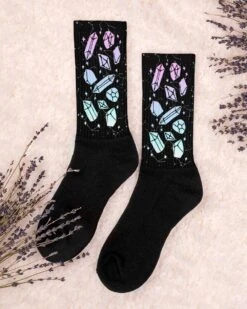 Divination Crystals Socks