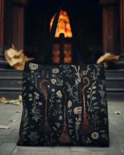 Witches' Broomsticks Tote Bag